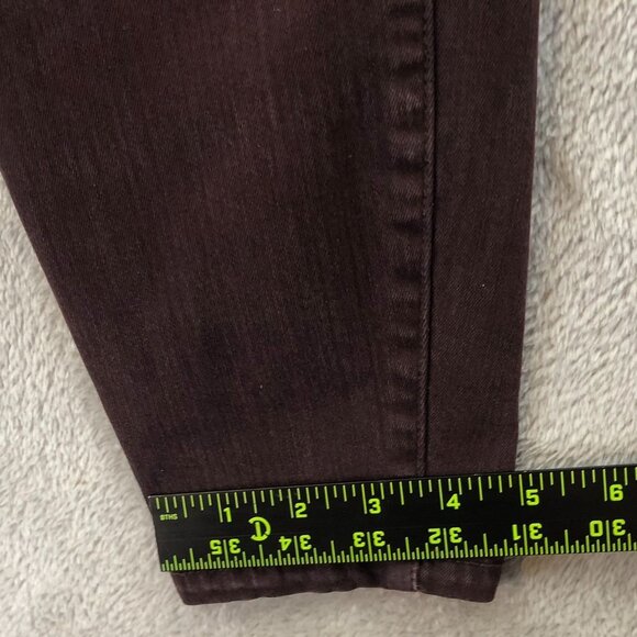 Liverpool Women Jeans Size 6/28 Slim Fit High Rise Ankle Skinny Leg Brown Casual - Picture 8 of 16